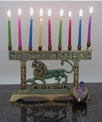 Eight night of Hanukkah
