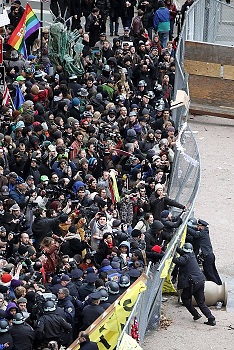 Occupiers invading church property