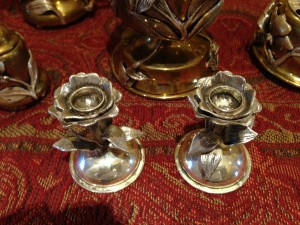 Shabbat candlesticks