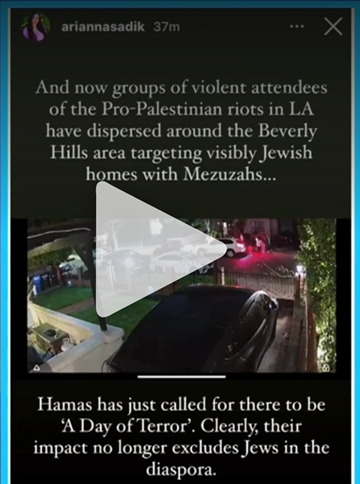 antisemitic Arabs looking for Jews to beat in Beverly Hills